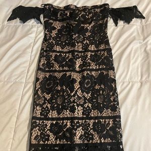 EXPRESS black lace dress